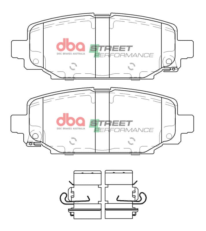 DBA — DBA 2018+ Jeep Wrangler JL SP Performance Rear Brake Pads
Brake Pad - view 1