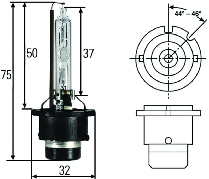Hella — Hella D2S 35W High Intensity Discharge Capsule
BULB, HEADLight - view 11