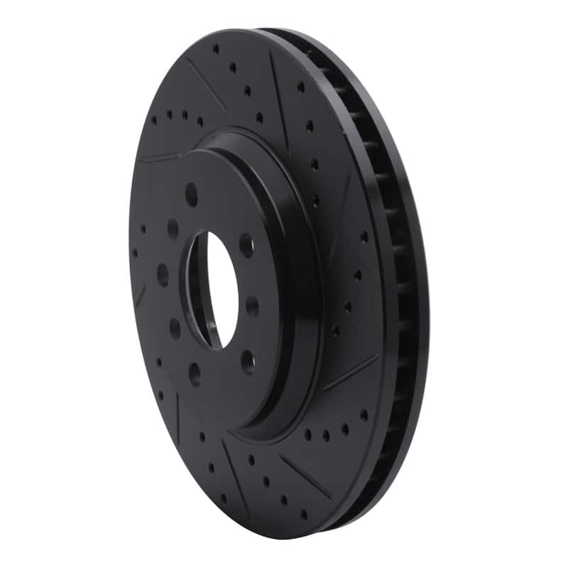 R1 Concepts — R1 06-16 Buick Lucerne Front Right Drilled & Slotted Black Brake Rotor
R1 Brake Rotor Drill - view 2