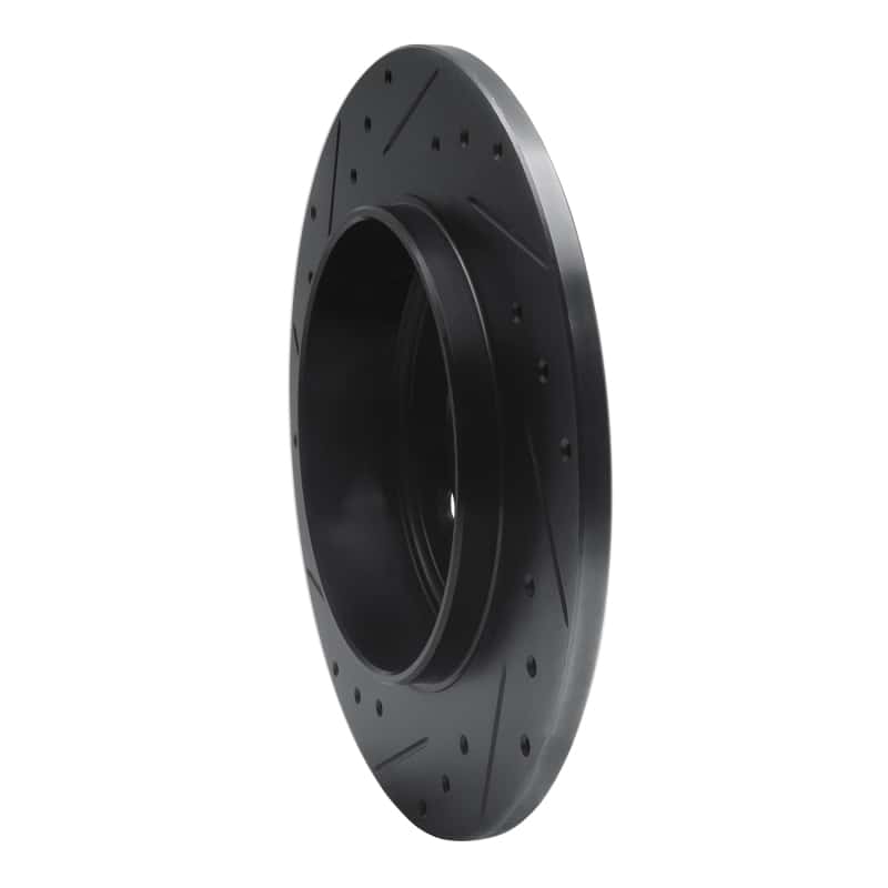 R1 Concepts — R1 03-05 Lincoln AVIATOR Rear Right Drilled & Slotted Black Brake Rotor
R1 Brake Rotor Drill - view 4