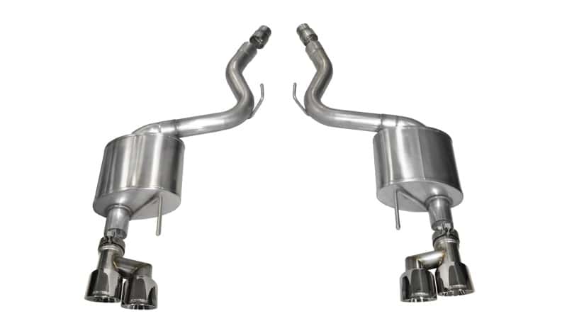 CORSA Performance — Corsa 2015-2017 Ford Mustang GT 5.0 3in Axle Back Exhaust Polish Quad Tips (Sport)
Exhaust - view 3