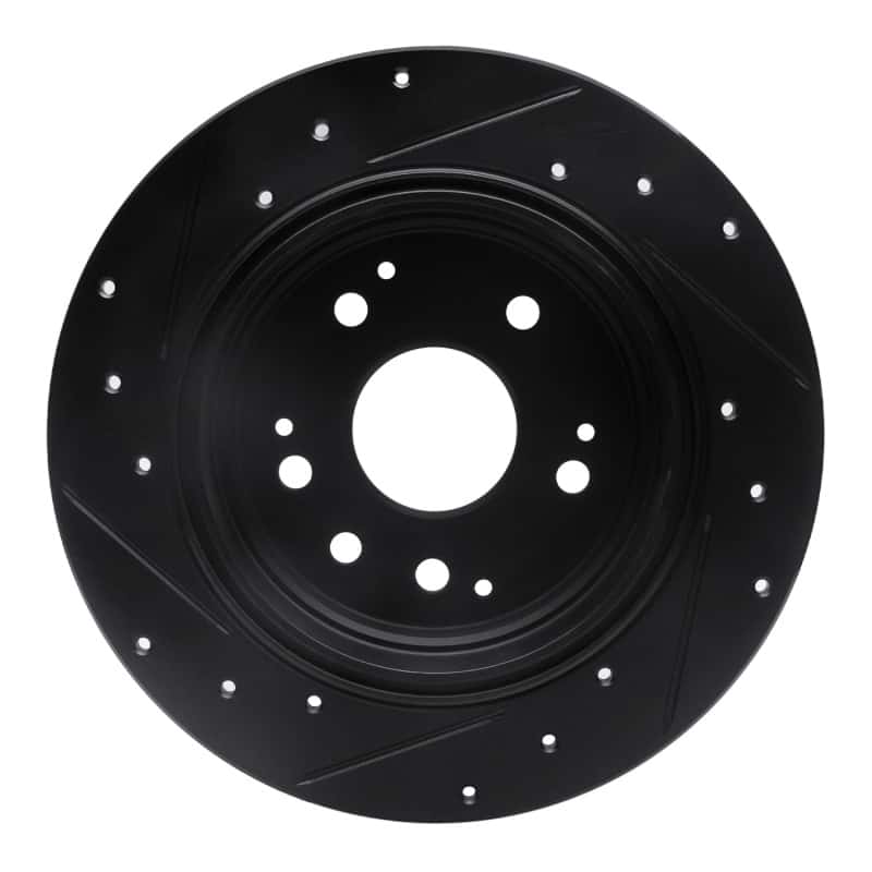 R1 Concepts — R1 01-03 Acura CL Rear Right Drilled & Slotted Black Brake Rotor
R1 Brake Rotor Drill - view 5