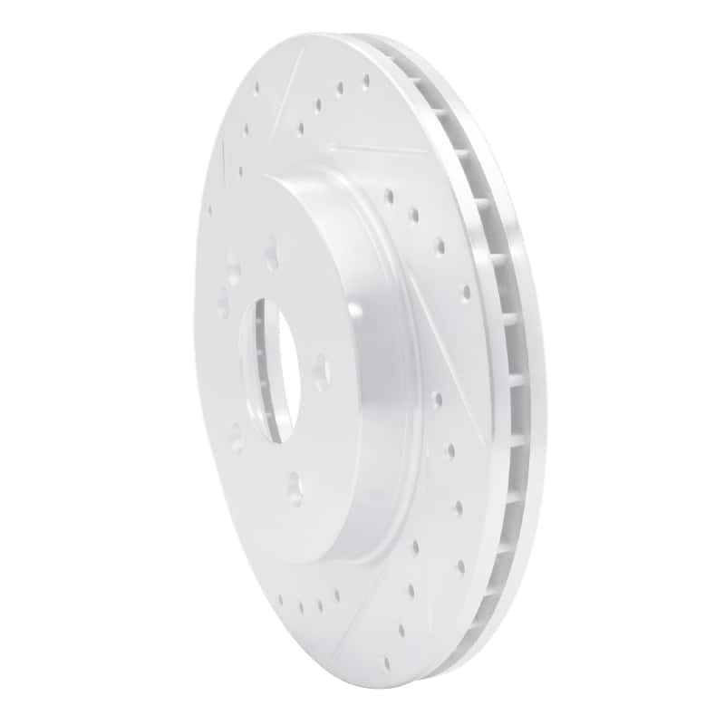 R1 Concepts — R1 98-05 Mercedes-Benz ML320 Front Left Drilled & Slotted Silver Brake Rotor
R1 Brake Rotor Drill - view 2