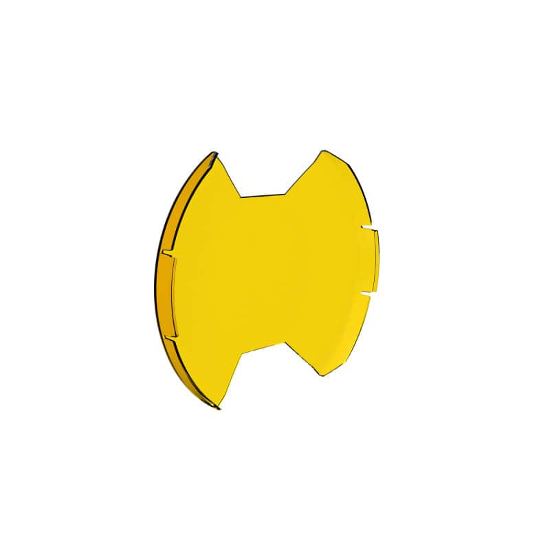 KC HiLiTES — KC HiLiTES SlimLite 8in. LED Light Shield SAE Driving (Shield Only) - Selective Yellow - view 10
