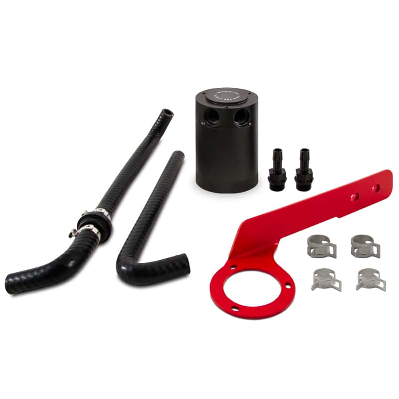 Mishimoto — Mishimoto 2018+ Honda Accord 2.0T Baffled Oil Catch Can PCV Side - Red
Oil Catch Can Kit - view 1
