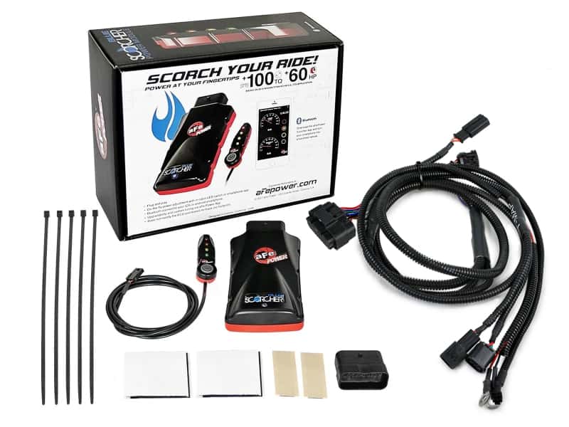 aFe — aFe Scorcher Blue Module 24-25 Toyota Tacoma / 2025 4Runner L4 2.4L (T)
Power Module - view 2