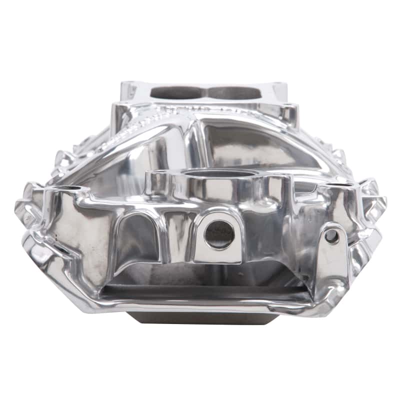 Edelbrock — Edelbrock Polished B/B Chev Rect Port RPM Air-Gap Manifold
MANIFOLD - view 11