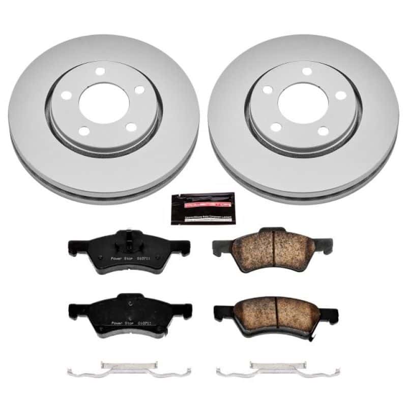 PowerStop — Power Stop 03-04 Dodge Caravan Front Z17 Evolution Geomet Coated Brake Kit - view 1