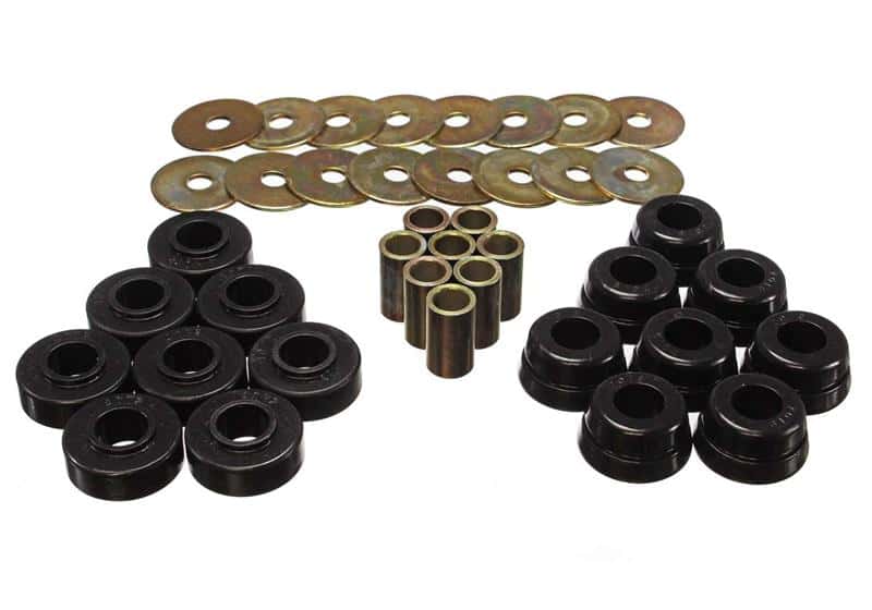 Energy Suspension — Energy Suspension GM Body Mount Set W/Hardware - Black
BodyMntBshKt - view 4