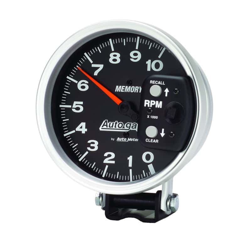 AutoMeter — Autometer 5 inch 10,000 RPM w/ Peak Memory Pedestal Tachometer Auto Gauge - Black
GA 5" 10KRPM MEM AG - view 4