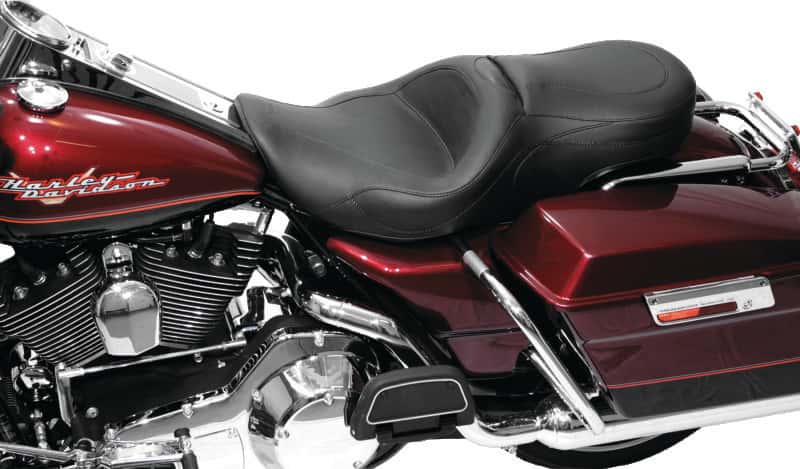 Mustang Motorcycle — Mustang 97-07 Harley Road King, 06-07 Street Glide, 00-05 Eagle Sport Touring 1PC Seat - Black - view 2