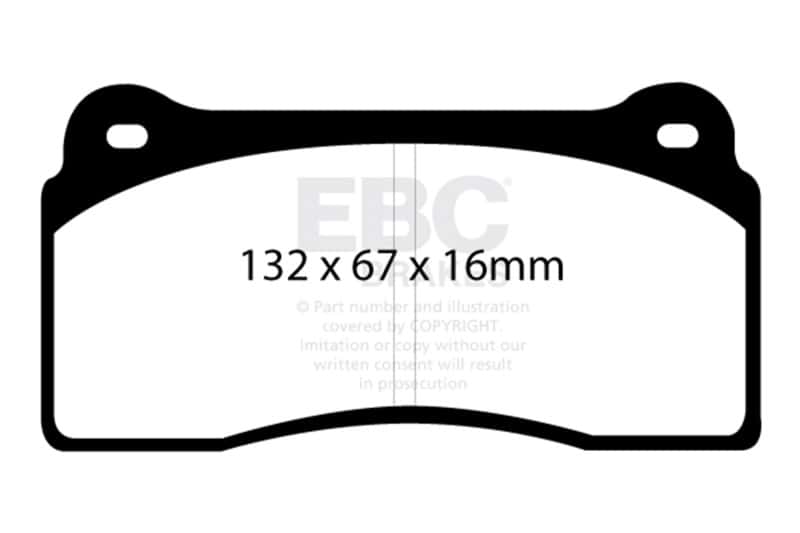 EBC — EBC 99-03 Aston Martin DB7 5.9 Bluestuff Front Brake Pads
Disc Brake Pad - view 4