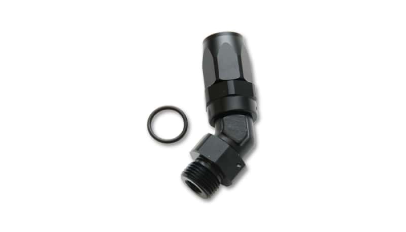 Vibrant — Vibrant Male -12AN 45 Degree Hose End Fitting - 1-1/6-12 Thread (12)
12ANML-12Thrd45DegHE
-12AN-12ORBMale45Deg
AN Fitting - view 2
