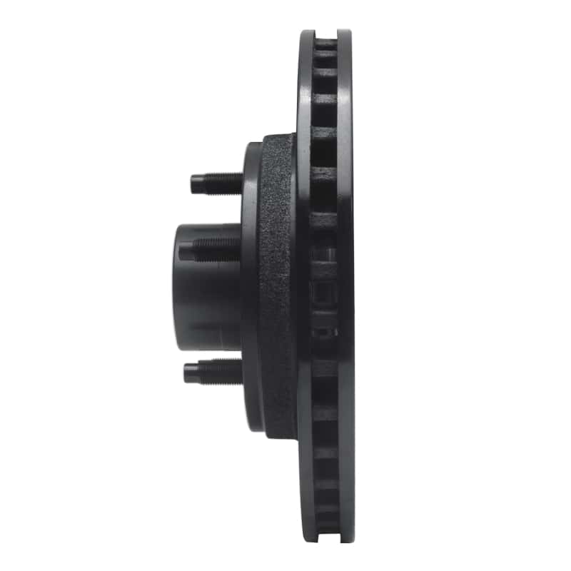 R1 Concepts — R1 87-92 Lincoln Continental Front Right Drilled & Slotted Black Brake Rotor
R1 Brake Rotor Drill - view 3