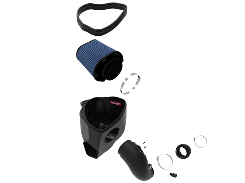 aFe — aFe Takeda Intakes Stage-2 AIS w/ Pro 5R Media 20-22 Toyota GR Supra (A90) L6-3.0L (t) B58
Takeda Intake System - view 2