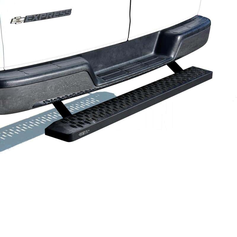 Westin — Westin Ford Transit Van 150/250/350 (Single 54in. Pass Door) Grate Steps Running Boards - Tex. Blk
Running Board - view 9