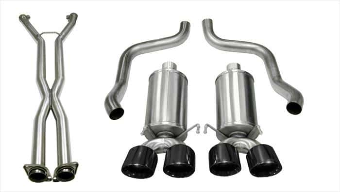 CORSA Performance — Corsa 09-13 Chevy Corvette 6.2L V8 2.5in Sport Cat-Back Dual Rear Exit w/Twin 4.0in Pol Pro-Ser Tips
Exhaust - view 2