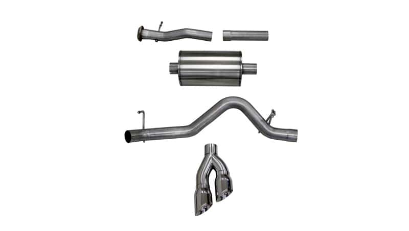 CORSA Performance — Corsa 2017-2022 Chevy Colorado 3.6L Extended Cab/ Long Bed Sport Cat-Back System Single Rear Exit
Exhaust - view 3