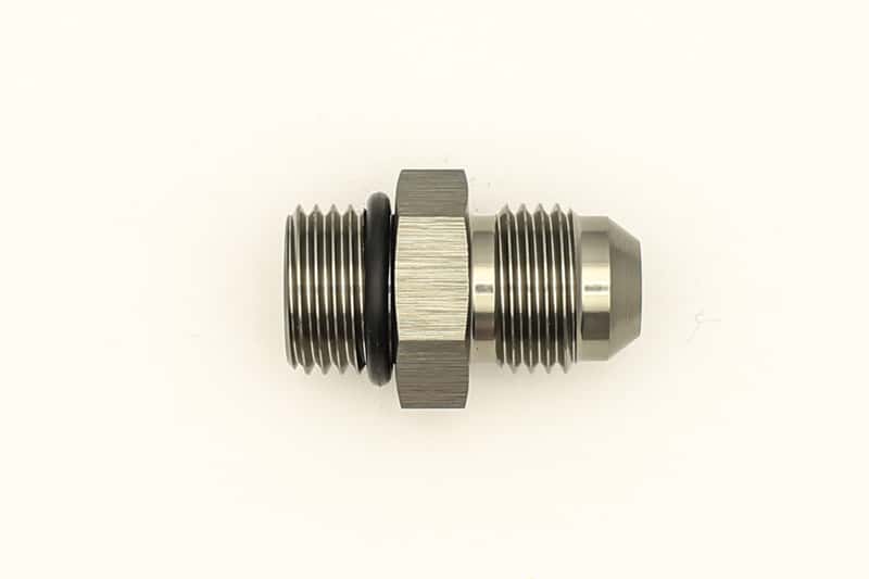 DeatschWerks — DeatschWerks 6AN ORB Male To 6AN Male Flare Adapter (Incl. O-Ring) - view 4