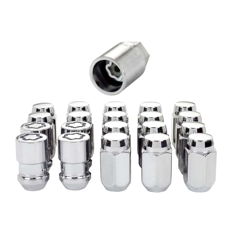 McGard — McGard 5 Lug Hex Install Kit (Clamshell) w/Locks (Cone Seat Nut) M12X1.5 / 13/16 Hex - Chrome - view 1
