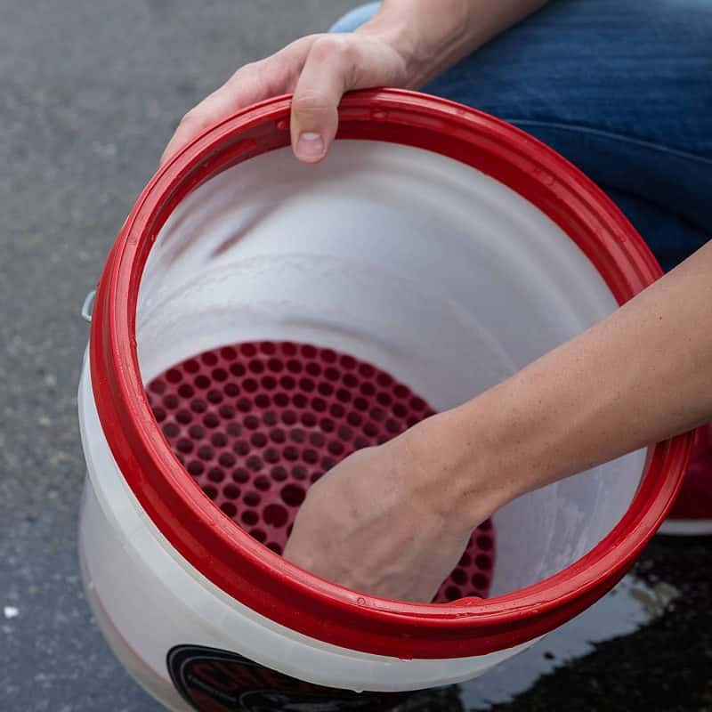Chemical Guys — Chemical Guys Cyclone Dirt Trap Car Wash Bucket Insert - Red - view 4