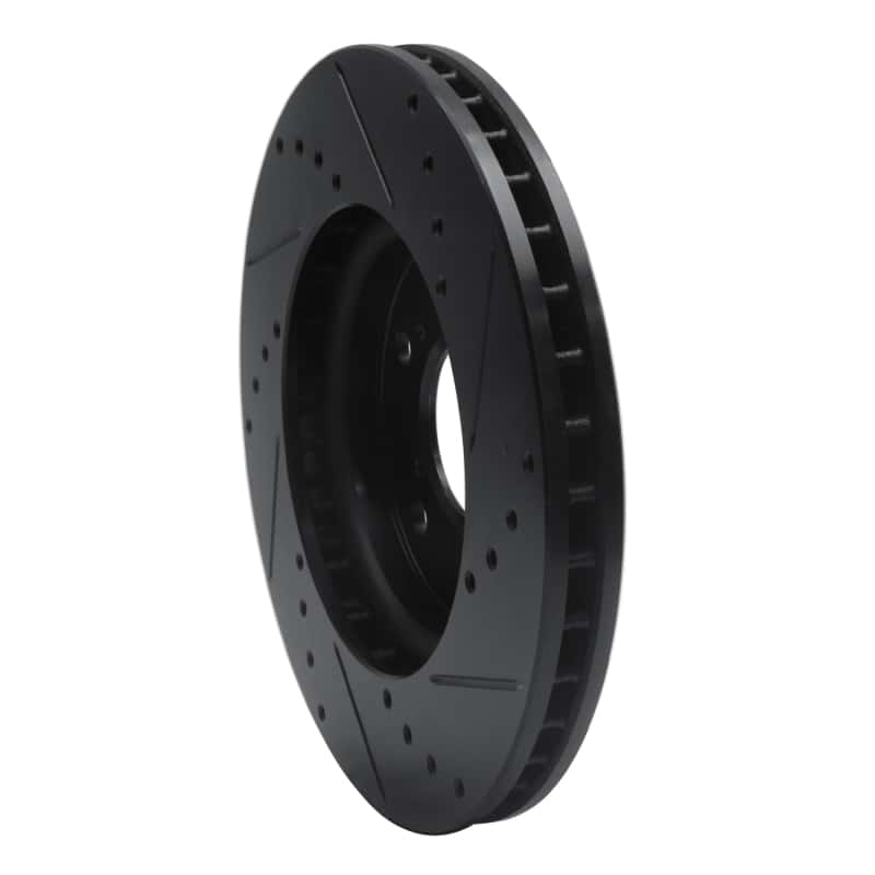 R1 Concepts — R1 05-10 Honda Odyssey Front Left Drilled & Slotted Black Brake Rotor
R1 Brake Rotor Drill - view 4