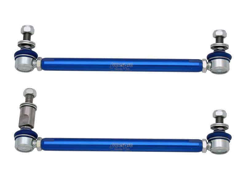 Superpro — SuperPro 2015 Audi A3 Quattro Premium Front HD Adjustable End Link Set w/ DCC Adapter
Adj End Link Set - view 1