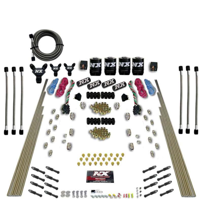 Nitrous Express — Nitrous Express 8 Cyl Dry Direct Port Dual Stage 4 Solenoids Nitrous Kit (200-600HP) w/o Bottle
Injection System Kit
N2OSys - view 3
