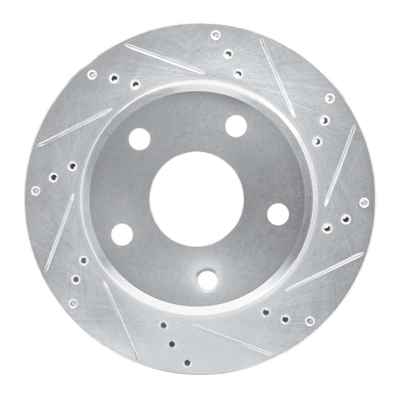 R1 Concepts — R1 05-11 Dodge Dakota 4WD Front Right Drilled & Slotted Silver Brake Rotor
R1 Brake Rotor Drill - view 1