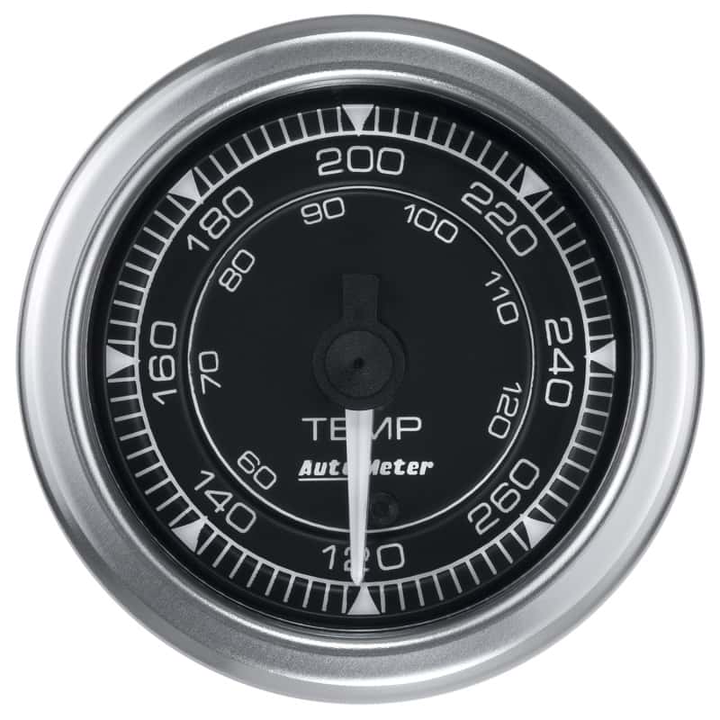 AutoMeter — Autometer Chrono 2-1/16in 120-280 Degree Temperature Gauge
GA 2" TEMP 280F S CH - view 6
