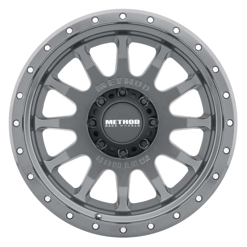 Method Wheels — Method MR605 NV 20x10 -24mm Offset 8x170 124.9mm CB Gloss Titanium Wheel - view 2