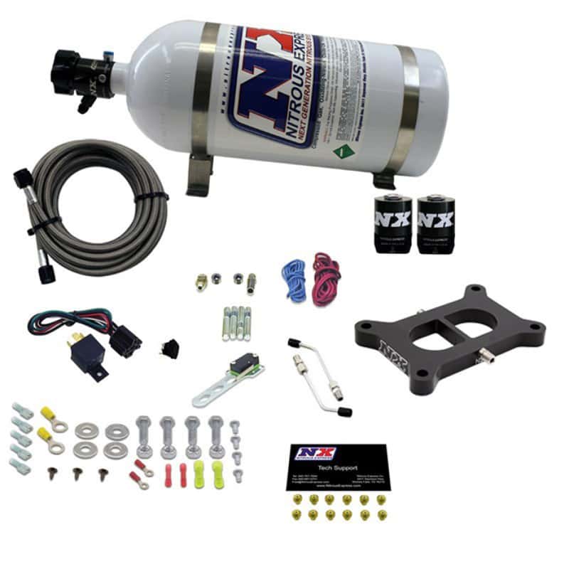 Nitrous Express — Nitrous Express 2 BBL/Gasoline Nitrous Kit (50-300HP) w/10lb Bottle
Injection System Kit
N2OSys - view 3