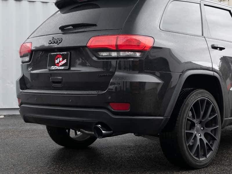 aFe — aFe Large Bore HD 3in 304 SS Cat-Back Exhaust w/ Black Tips 14-19 Jeep Grand Cherokee (WK2) V6-3.6L
Cat-Back Exhaust - view 6