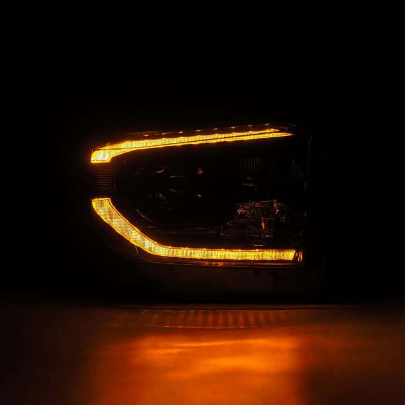 AlphaRex — AlphaRex 14-21 Toyota Tundra LUXX-Series LED Proj Headlights Alpha-Blk w/Actv Light & Seq. Sig + DRL
Projector Headlights - view 4