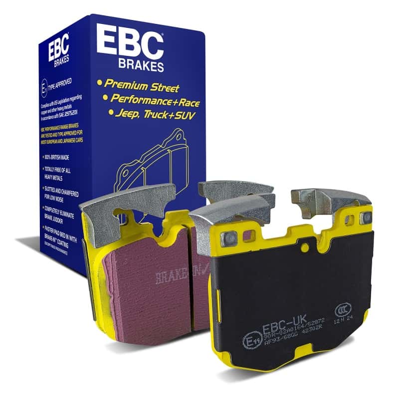EBC — EBC 2017+ BMW 530 2.0L Turbo (G30) Yellowstuff Front Brake Pads
Disc Brake Pad - view 2