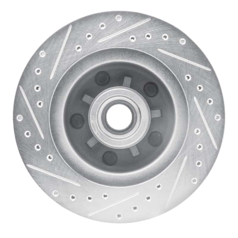 R1 Concepts — R1 1969-1996 Buick Estate Wagon Front Right Drilled & Slotted Silver Brake Rotor
R1 Brake Rotor Drill - view 5