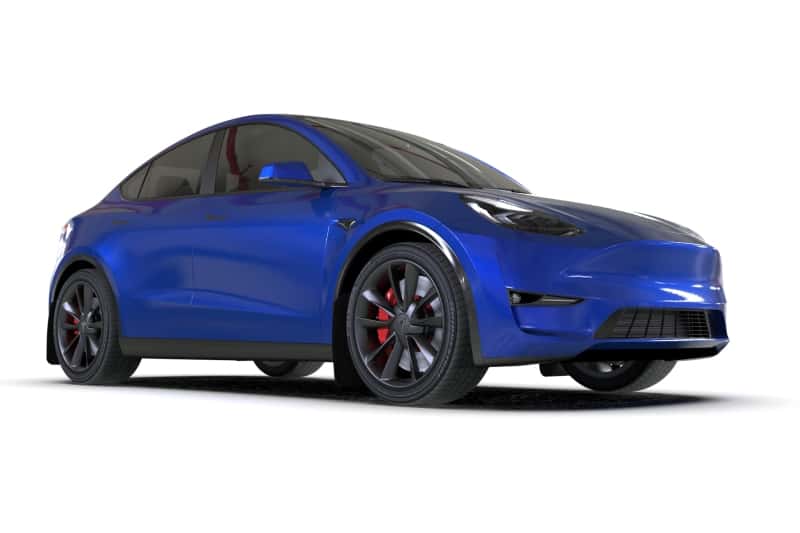 Rally Armor — Rally Armor 20-26 Tesla Model Y, Juniper Y Black Mud Flap - Metallic Black Logo
Mud Flap - view 2