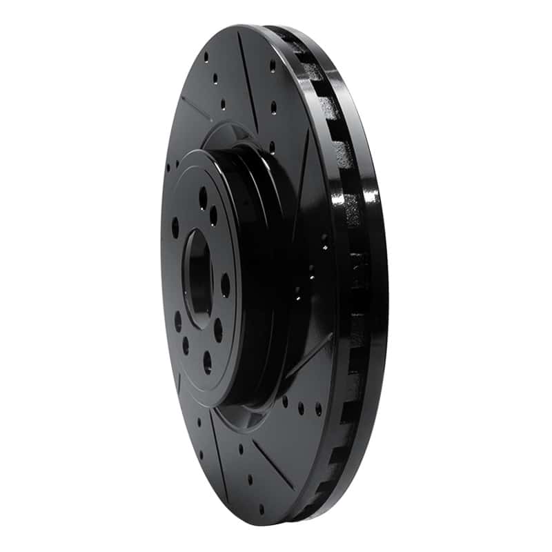 R1 Concepts — R1 12-18 Mercedes-Benz ML350 Front Right Drilled & Slotted Black Brake Rotor
R1 Brake Rotor Drill - view 2