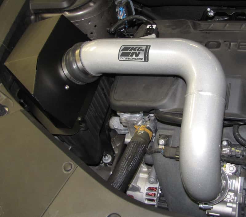 K&N Engineering — K&N 10 GMC Terrain / 10 Chevy Equinox 2.4L-L4 Silver High Flow Performance Kit
Performance Air Inta
Air Intake System - view 6