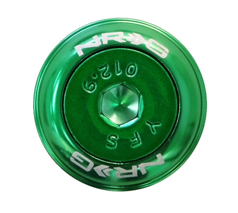 NRG — NRG Fender Washer Kit w/Color Matched M8 Bolt Rivets For Plastic (Green) - Set of 8 - view 4