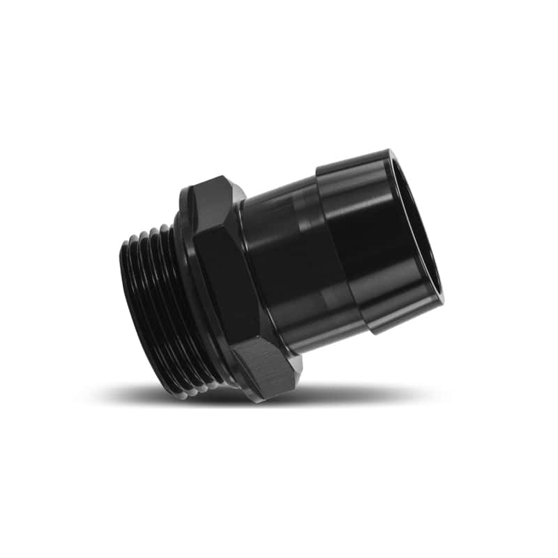 Mishimoto — Mishimoto -16ORB to 1 1/4in. Hose Barb Aluminum Fitting - Black
Fitting - view 2