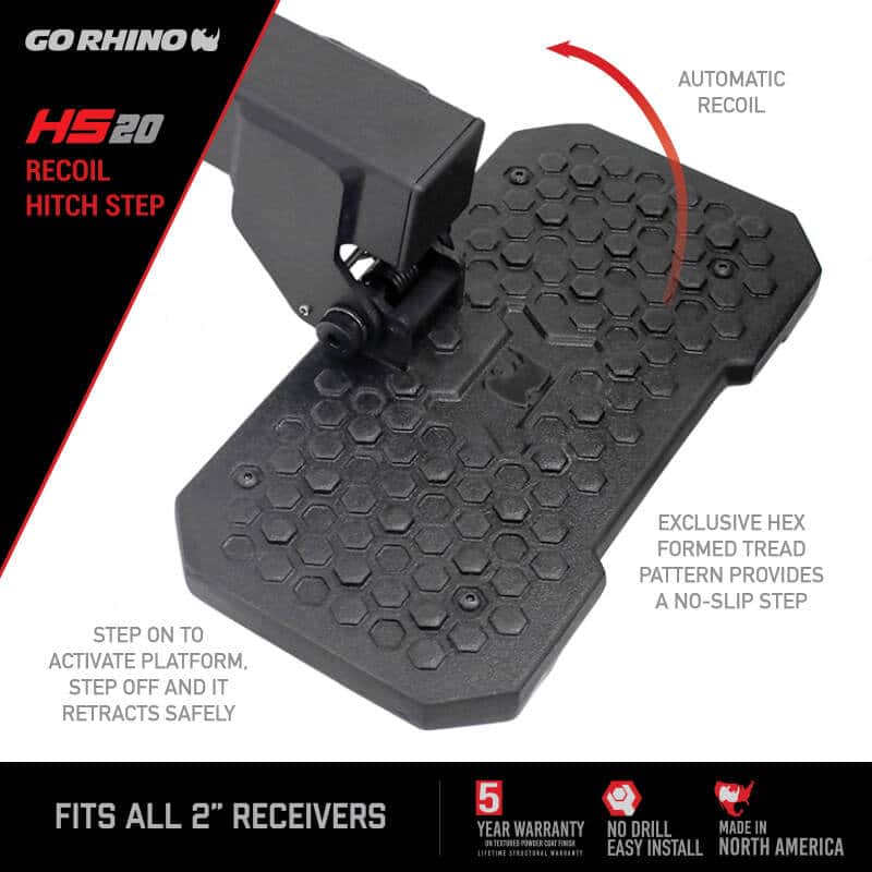 Go Rhino — Go Rhino HS-20 Hitch Bumper Step
HS-20 Hitch Bump - view 6