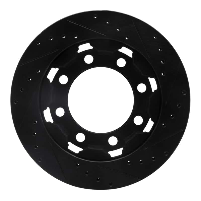 R1 Concepts — R1 75-93 Dodge W250 Front Left Drilled & Slotted Black Brake Rotor
R1 Brake Rotor Drill - view 5