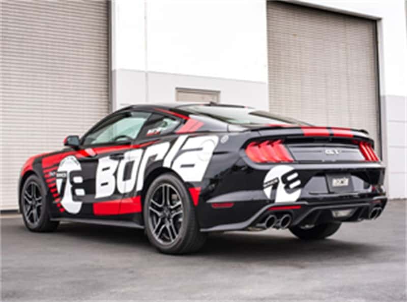 Borla — Borla 2018 Ford Mustang GT 5.0L AT/MT 2.5in S-Type Exhaust w/ Valves (Rear Section Only)
Axle-Back System - view 3
