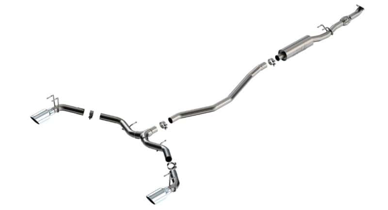 Borla — Borla 2023 Integra/22-23 Civic Si 1.5L 4 CYL. MT FWD 4DR 2.50in S-Type Catback Exhaust
Cat-Back System - view 2