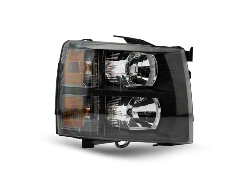 Raxiom — Raxiom 07-13 Chevrolet Silverado 1500 Euro Headlights- Blk Housing (Clear Lens)
Headlights - view 11