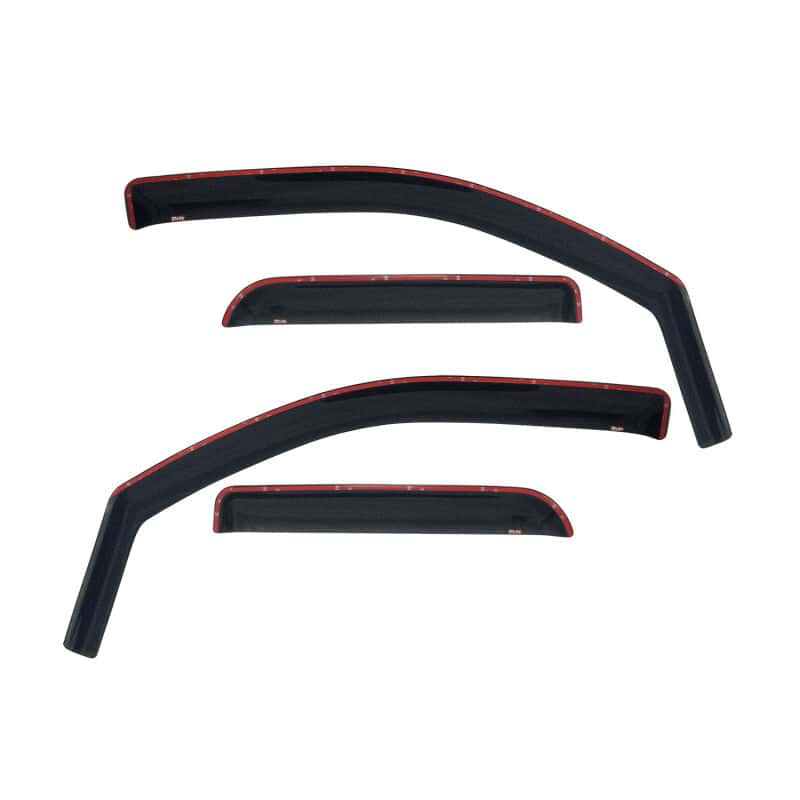Westin — Westin 2014-2018 Chevy Silverado 1500 Dbl Cab In-Channel Wind Deflector 4pc - Smoke
Side Window Vent - view 2