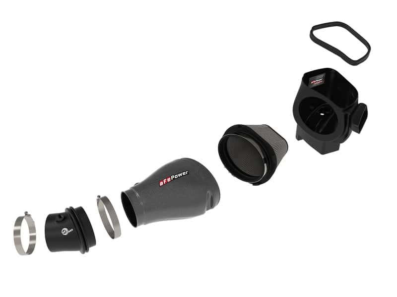 aFe — aFe Track Series Carbon Fiber Pro Dry S AIS - 2018 Jeep Grand Cherokee Trackhawk (WK2) V8-6.2L(SC)
Track Series Intake - view 2