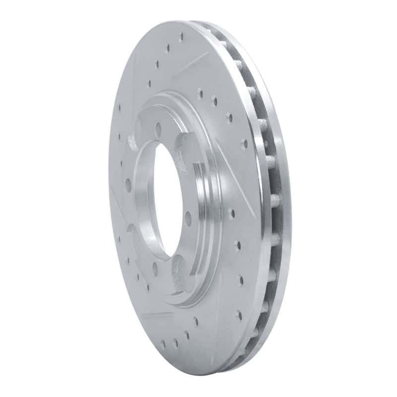 R1 Concepts — R1 92-98 Hyundai TIBURON Front Left Drilled & Slotted Silver Brake Rotor
R1 Brake Rotor Drill - view 2