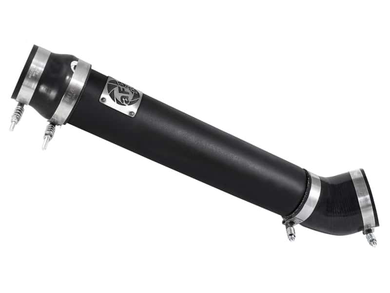 aFe — aFe Bladerunner Intercoolers I/C Tube 3.5in (Cold Side) Dodge Trucks 94-02 5.9L (Blk)
Cold Charge Pipe - view 3